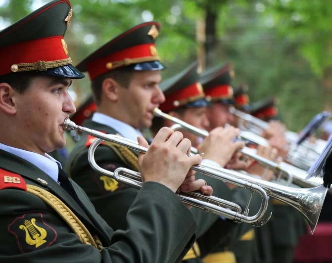 Похоронная музыка в исполнении военного оркестра Похоронная музыка в исполнении военного оркестра